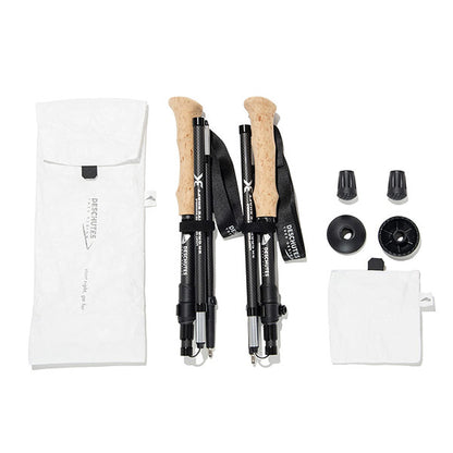 3K GRAPHITE FOLDING STAFF / 2-PACK